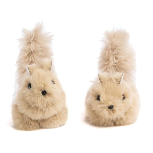 Goodwill Furry Squirrel Ornament Assorted 13cm